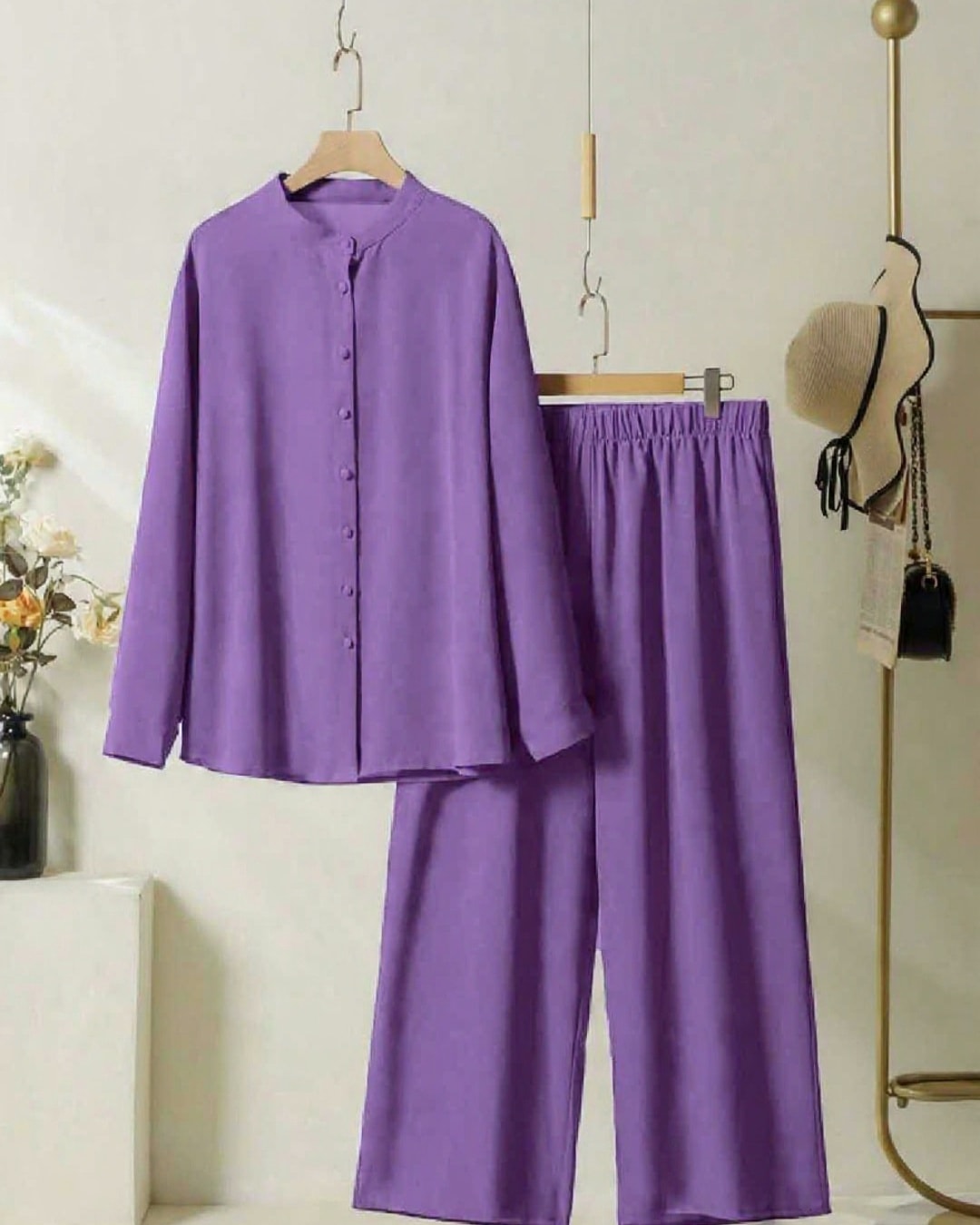 womens coord set in levender colour