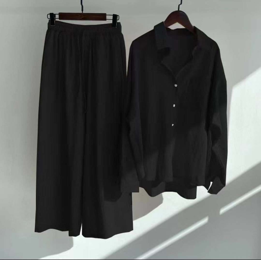 co ord set for women black